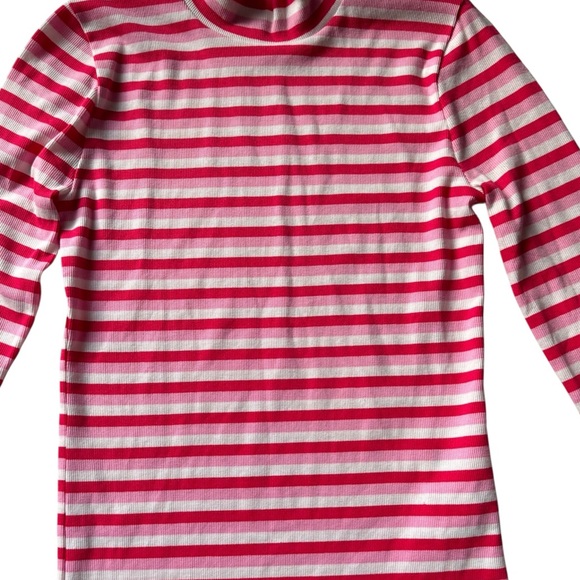 J. Crew Factory Striped Mock Neck Top Size S NWT - Picture 4 of 8